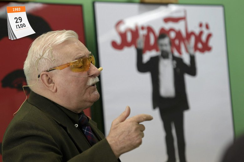 Lech Wałęsa to legendarny współzałożyciel ogólnopolskiego związku zawodowego "Solidarność''. W 1983 roku otrzymał Pokojową Nagrodę Nobla. Jak dotąd jest jedynym polskim laureatem w tej kategorii