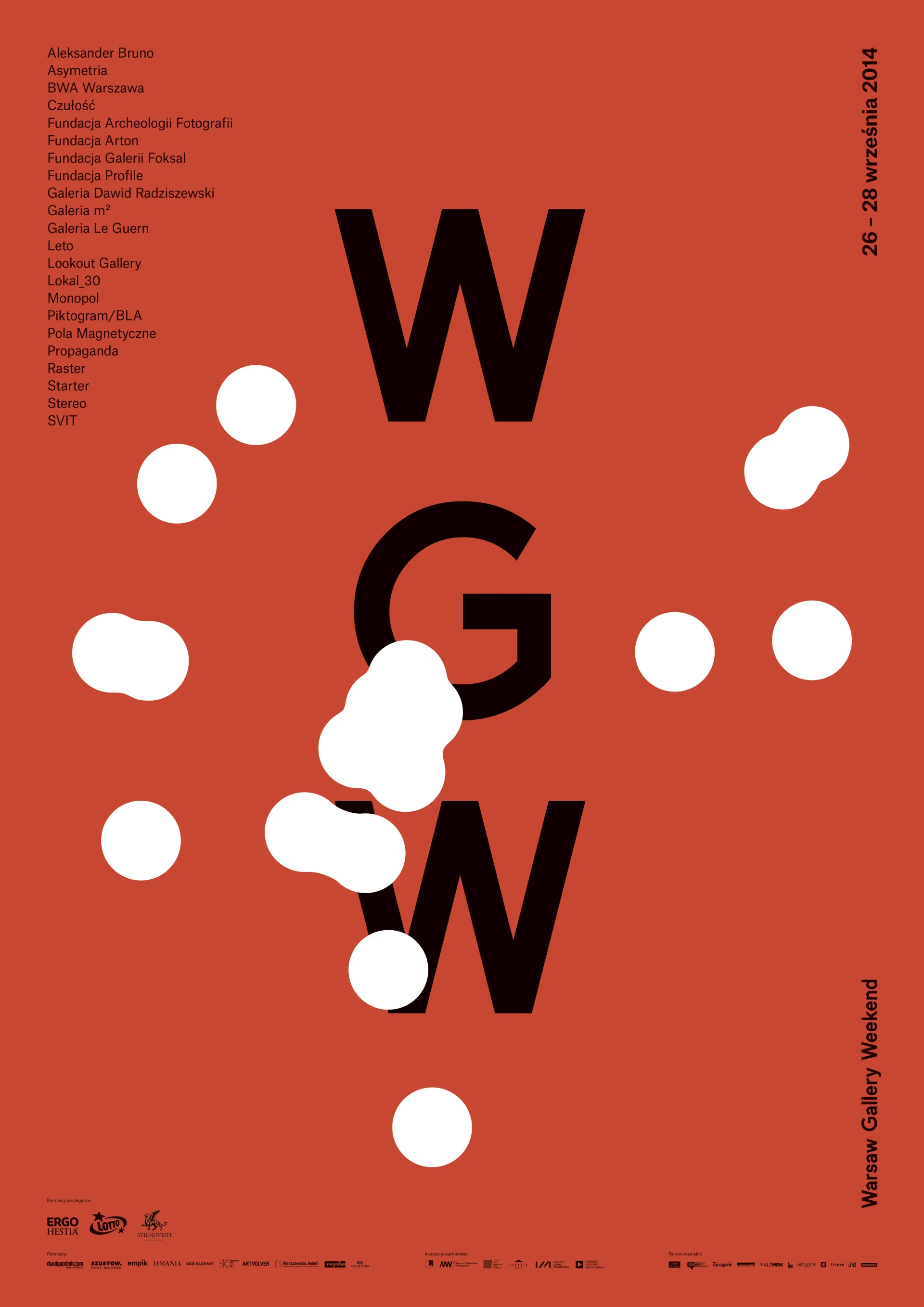 Plakat Warsaw Gallery Weekend