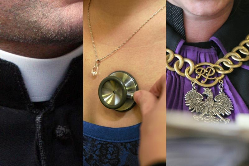 Księża, lekarze i prawnicy charakteryzują się wyjątkową solidarnością zawodową