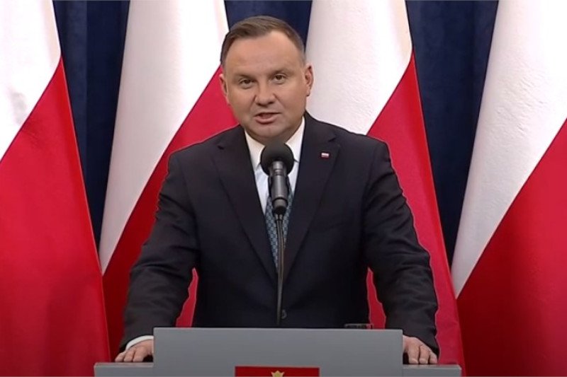 Prezydent Andrzej Duda zaliczył na ostatniej konferencji sporą wpadkę językową.
