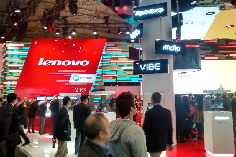 Stoisko Lenovo na Mobile World Congress 2015