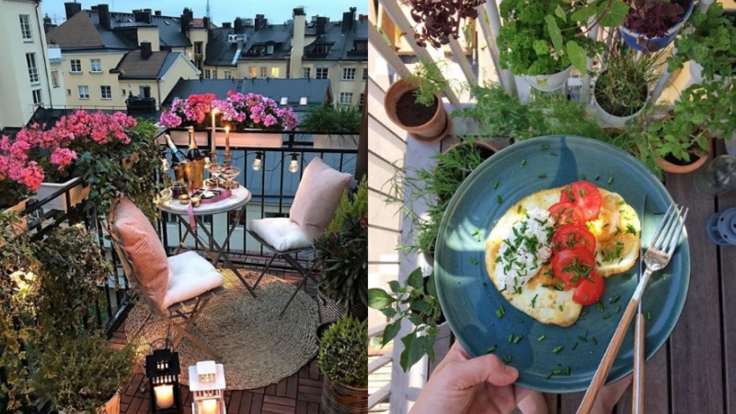 Wystarczy kilka drobnych dodatków, aby zamienić balkon w magiczne miejsce. Doniczki, lampki i domowy zielnik to tylko kilka pomysłów