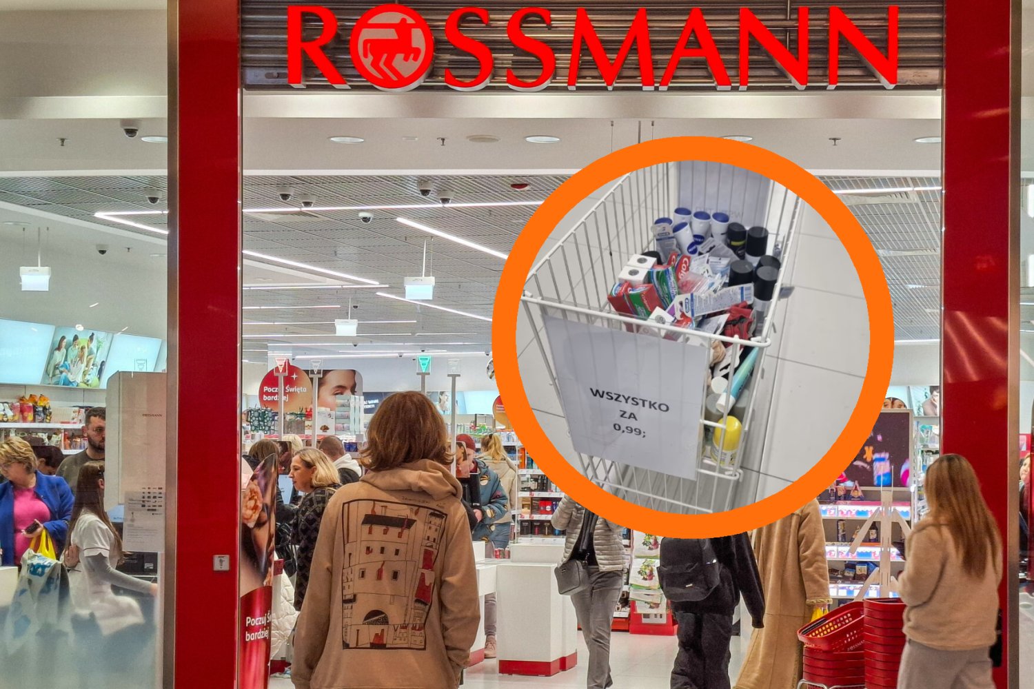 W Rossmanie pojawiły się koszyki z kosmetykami za 99 groszy