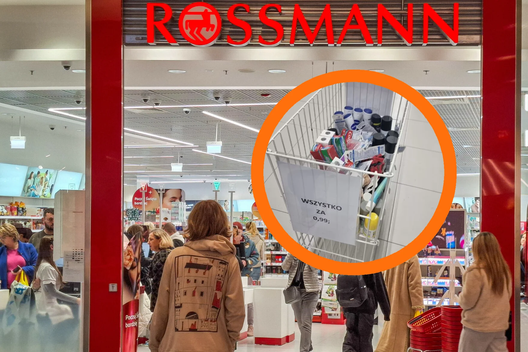 W Rossmanie pojawiły się koszyki z kosmetykami za 99 groszy
