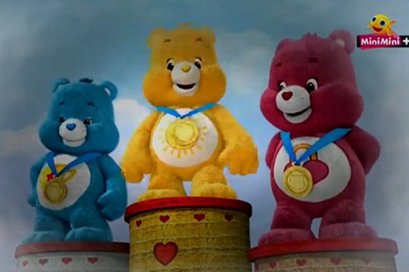 Fragment bajki "Troskliwe misie"