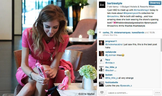 Chiara Ferragni i Barbie.