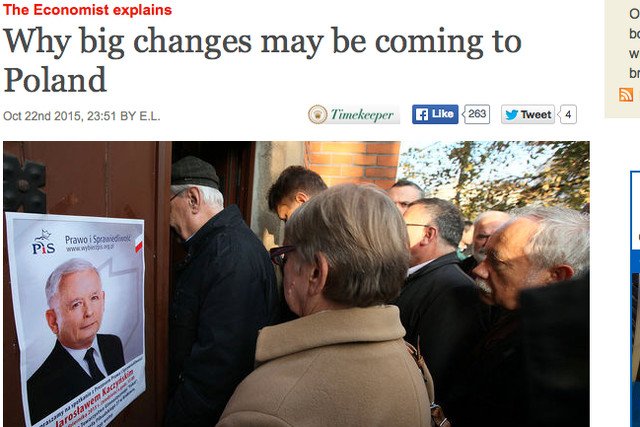 „Nudnie stabilna polityka Polski właśnie dobiega końca” – „The Economist” analizuje sytuację Polski przed wyborami