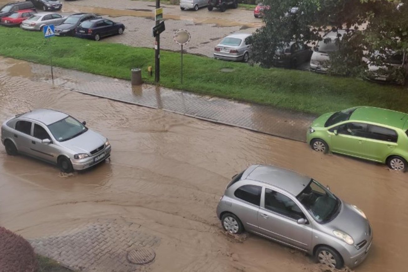 Podtopienia w Małopolsce.