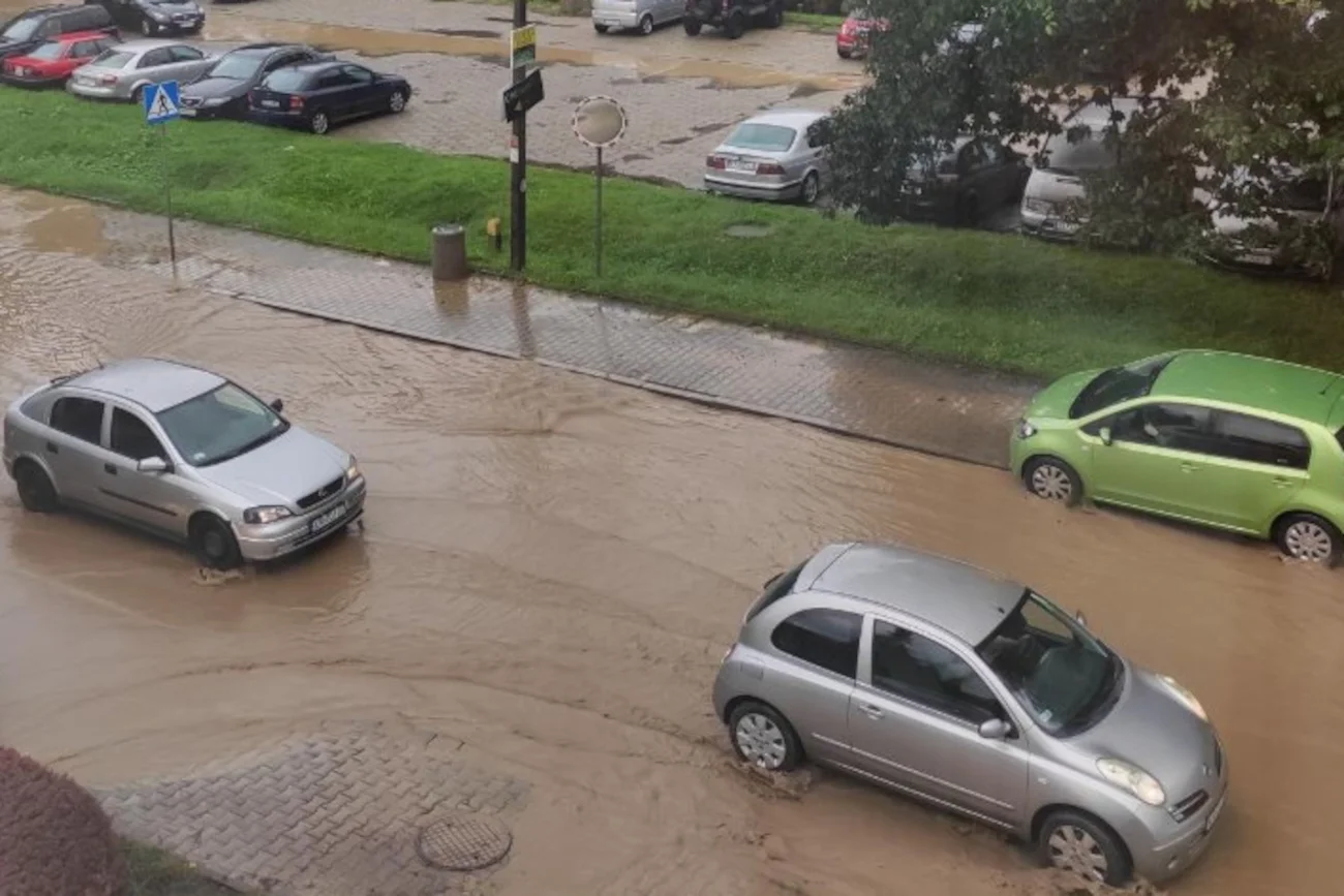 Podtopienia w Małopolsce.