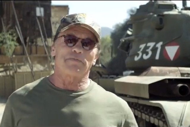 Arnold Schwarzenegger kupił sobie czołg