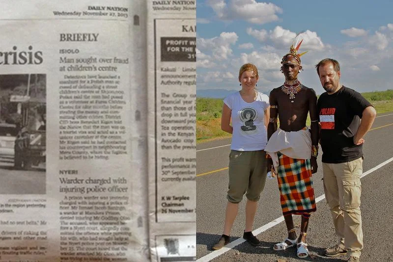 Kenijska gazeta oskarża polskiego wolontariusza. Paweł Huk: Odbywa się polowanie na mnie
