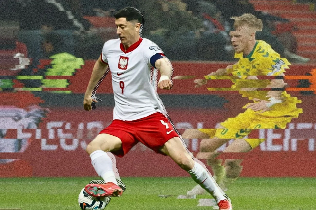 Robert Lewandowski uratował honor kadry w meczu Polska-Litwa.