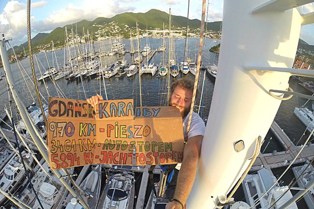 Przemek Skokowski jachtostopem podróżował z Gibraltaru na Karaiby. Potem złapał kolejnego morskiego stopa