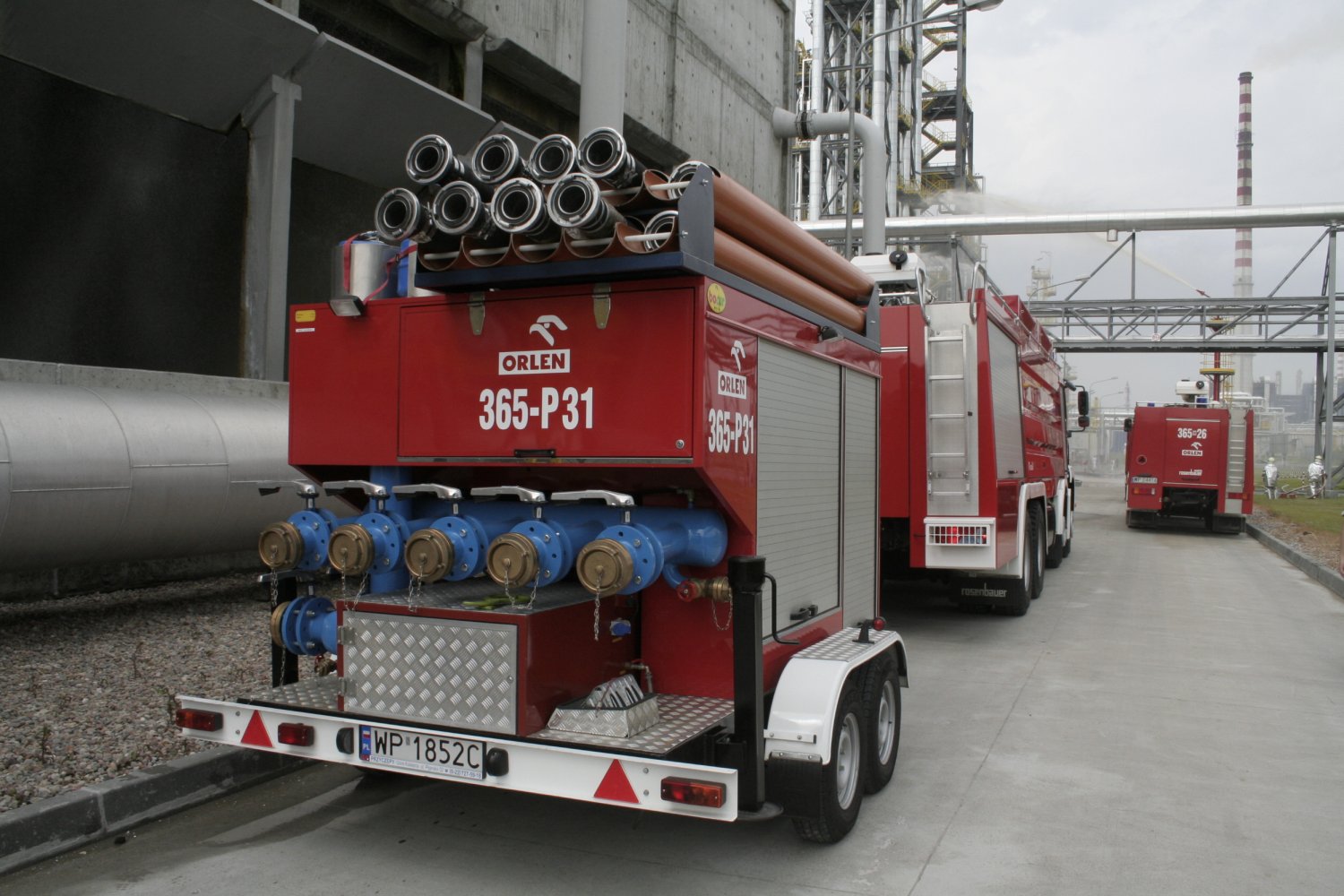 Dwie osoby zostały ranne w wypadku na terenie zakładu produkcyjnego Orlen.