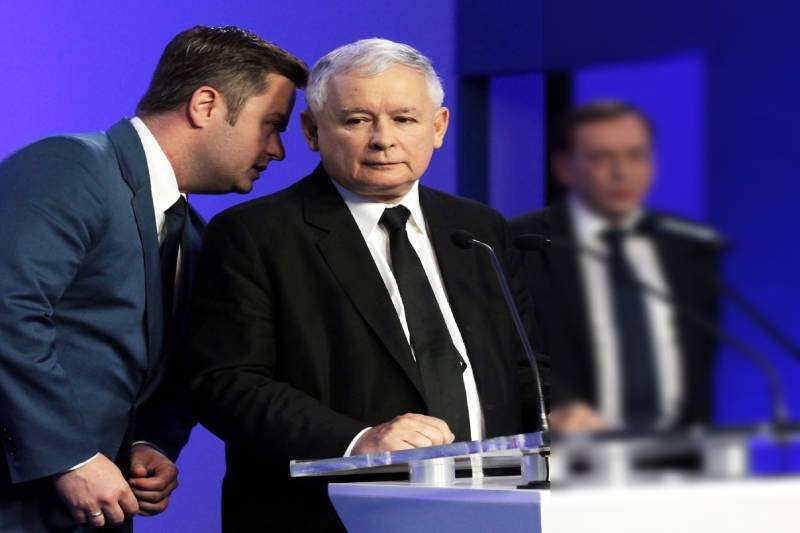 Adam Hofman i Jarosław Kaczyński