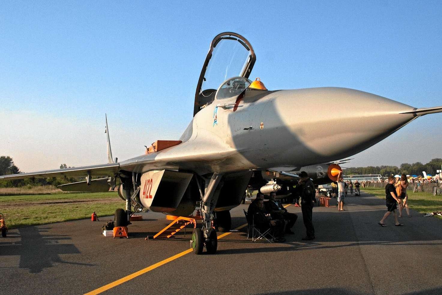 Samolot MiG-29. Takie maszyny będą brać udział w misji NATO.