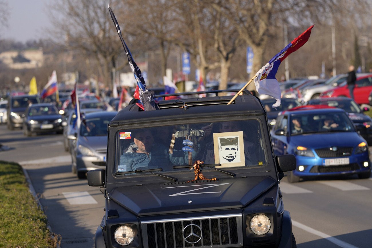 W Serbii jest silne poparcie dla Rosji.
