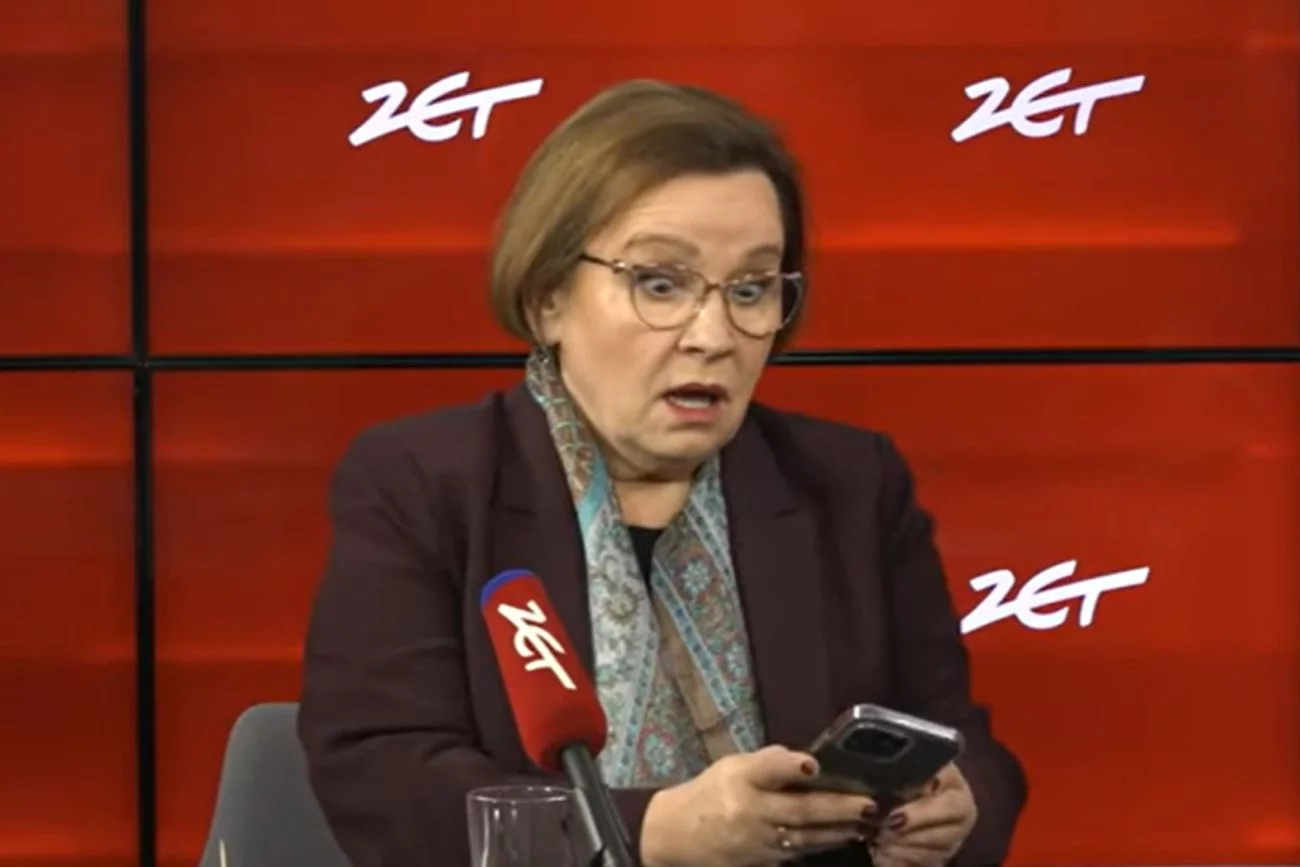 Groteskowa reakcja posłanki Anny Zalewskiej w studio Radio ZET Spięcie polityków w studio. Kuriozalne sceny z udziałem posłanki PiS