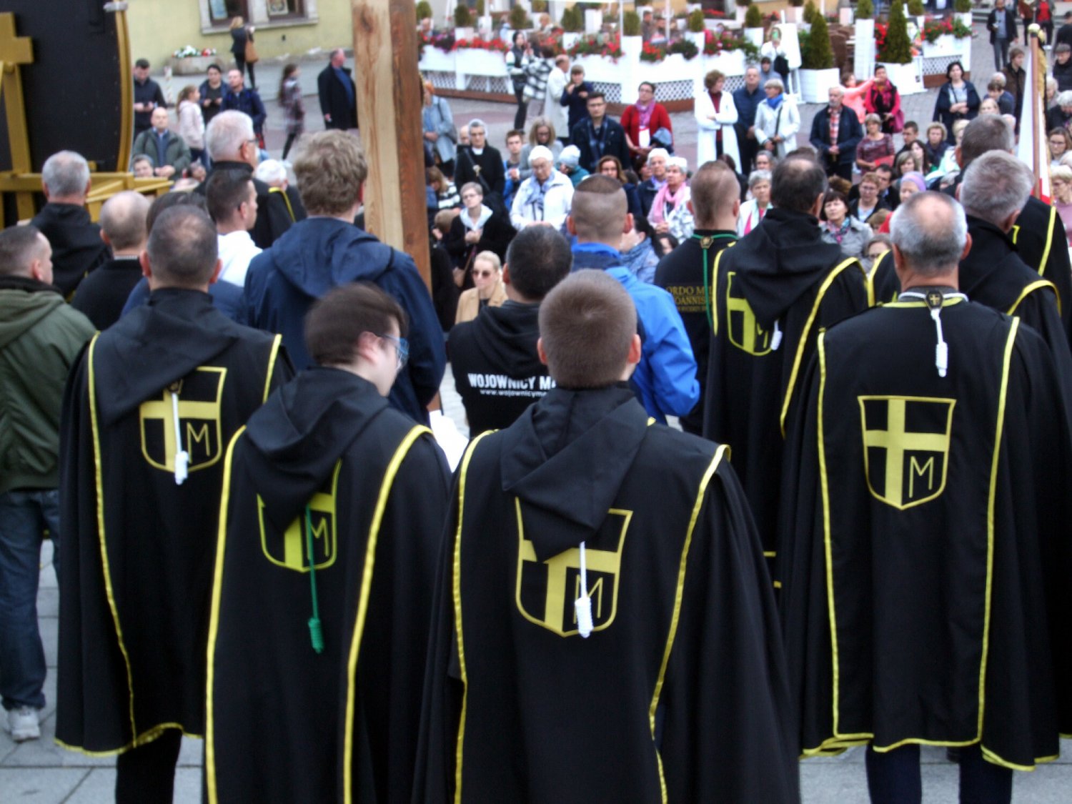 Wojownicy Maryi na Placu Zamkowym w Warszawie