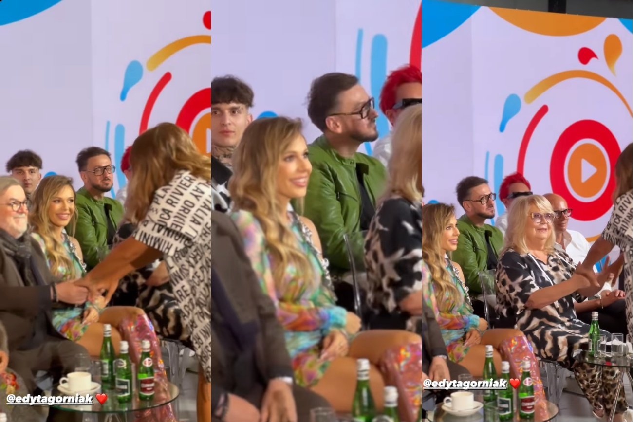 Edyta Górniak nie przywitała się z Dodą podczas konferencji Polsatu [WIDEO]