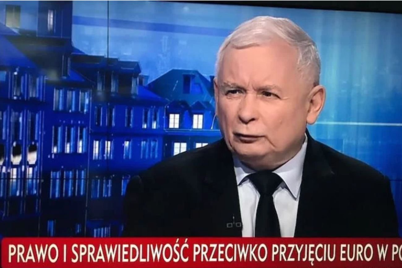 Jarosław Kaczyński w TVP.