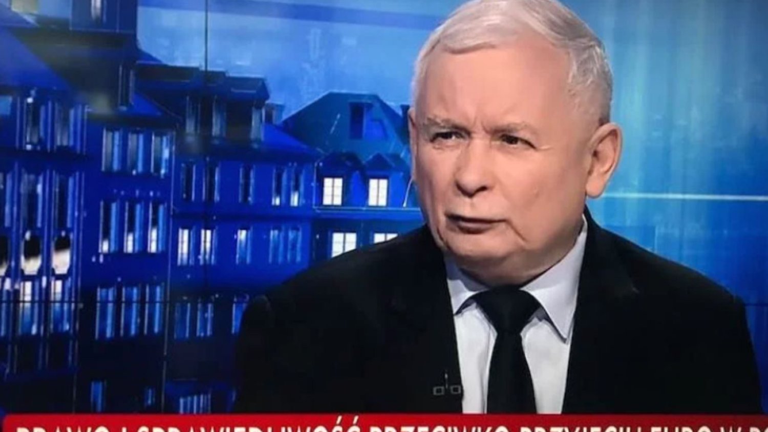 Jarosław Kaczyński w TVP.