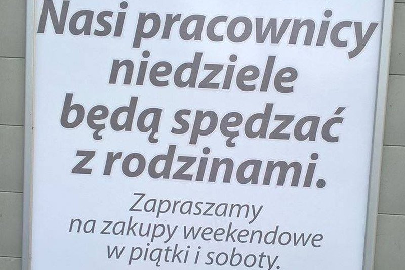 Taką informację znajdują klienci sklepu