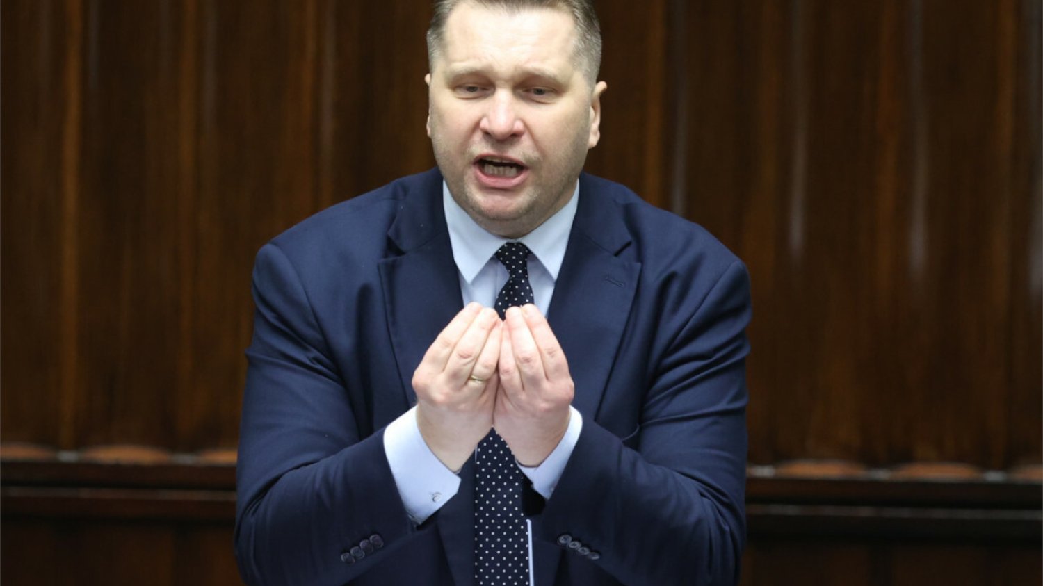 Minister edukacji i nauki Przemysław Czarnek