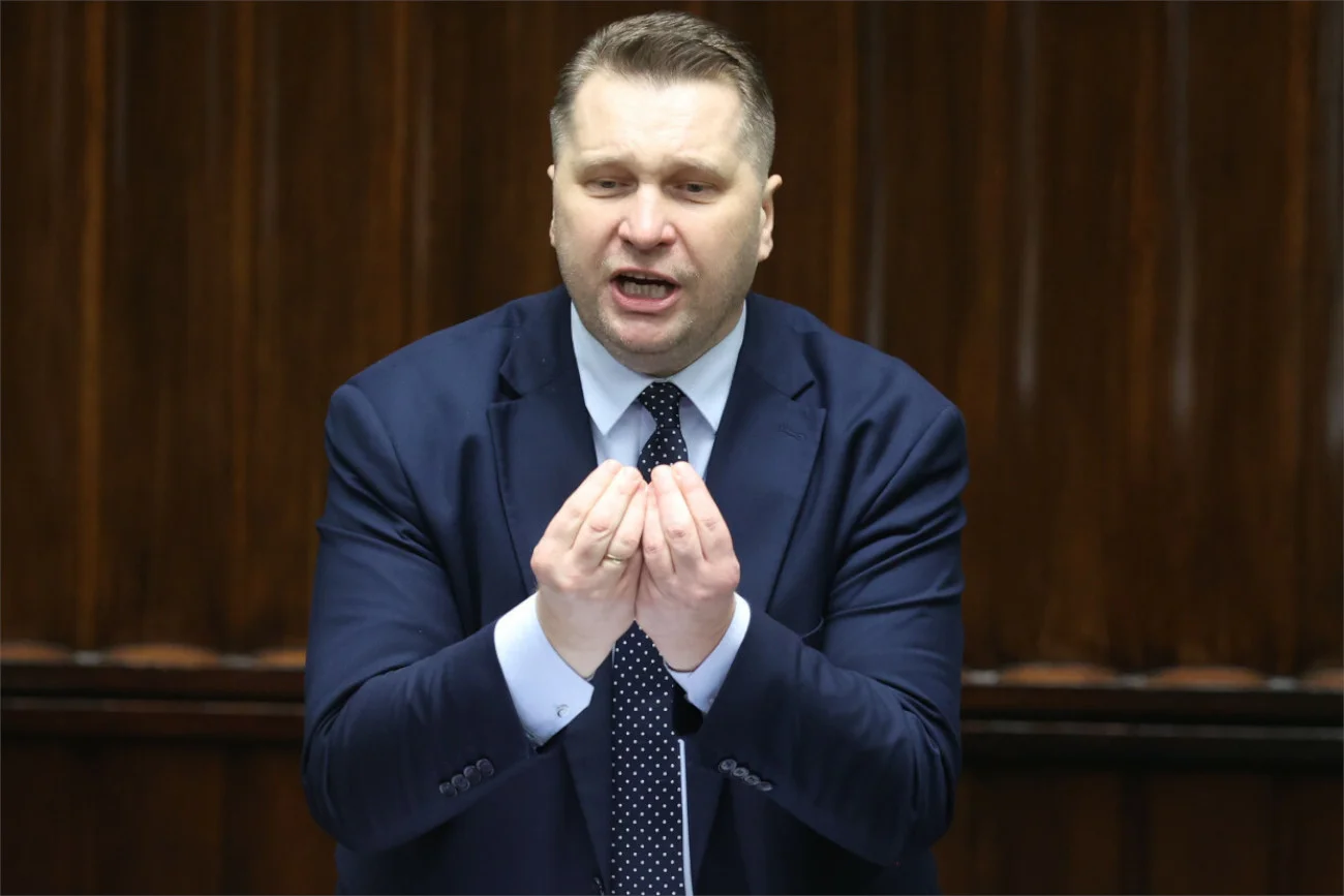 Minister edukacji i nauki Przemysław Czarnek