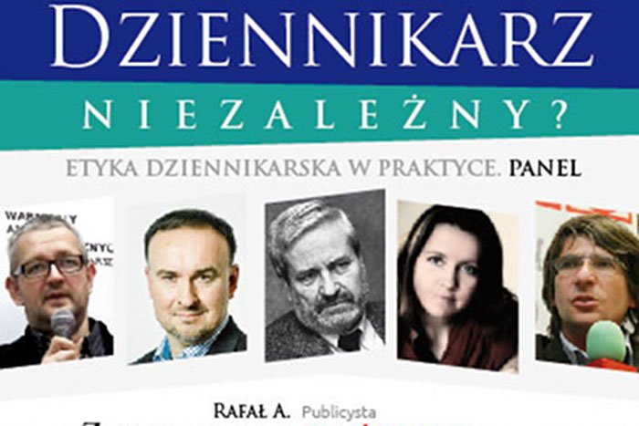 Fragment plakatu reklamującego panel dyskusyjny w SDP.