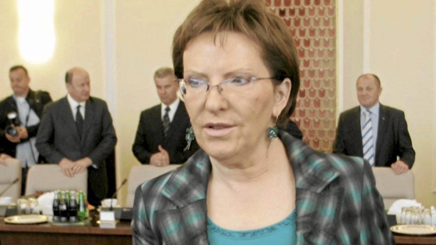 Minister Zdrowia Ewa Kopacz podczas posiedzenia rządu.