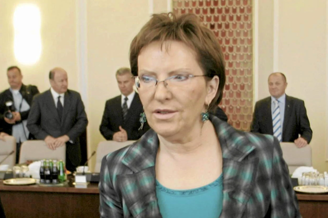 Minister Zdrowia Ewa Kopacz podczas posiedzenia rządu.