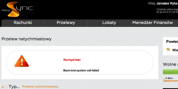 Rzut oka na niezawodny system transakcyjny Alior Sync