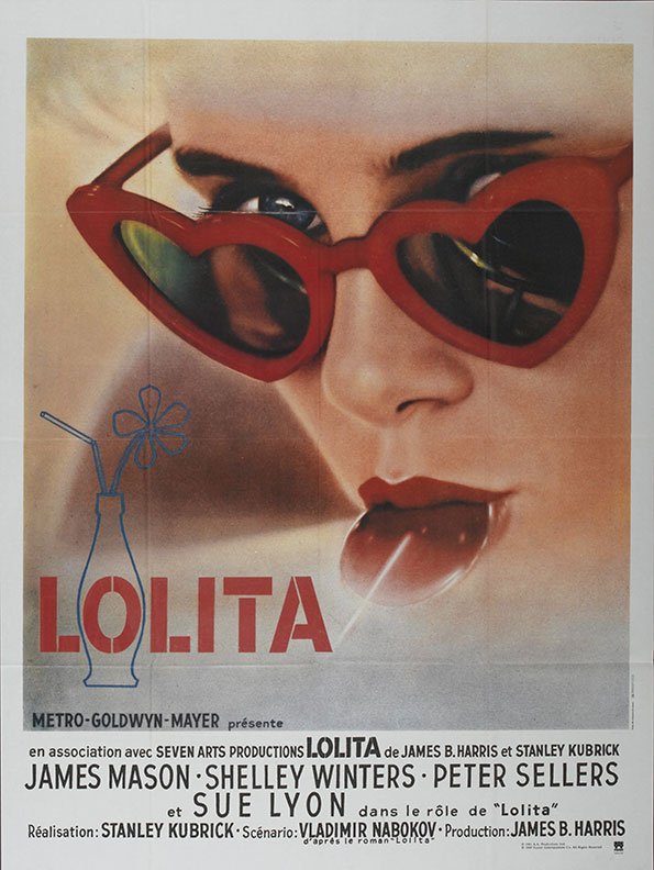 Plakat filmu Lolita. Zdjęcie: Bert Stern