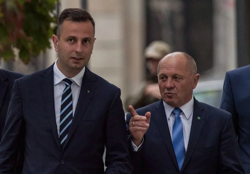 Marek Sawicki (z prawej) mówił w RMF FM o ewentualnej koalicji PSL z PiS.