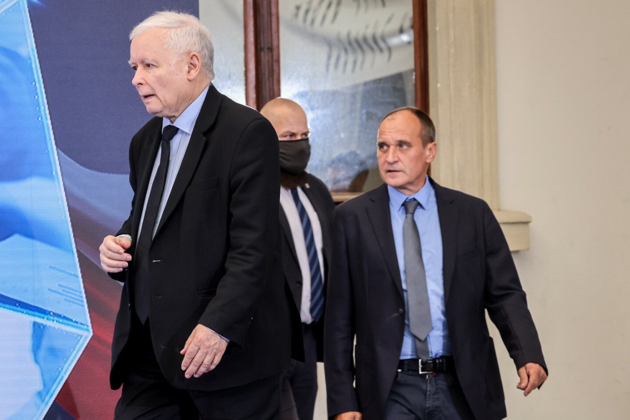 Jarosław Kaczyński i Paweł Kukiz