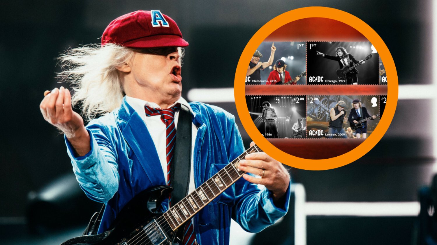 Znaczki z AC/DC AC/DC na znaczkach pocztowych