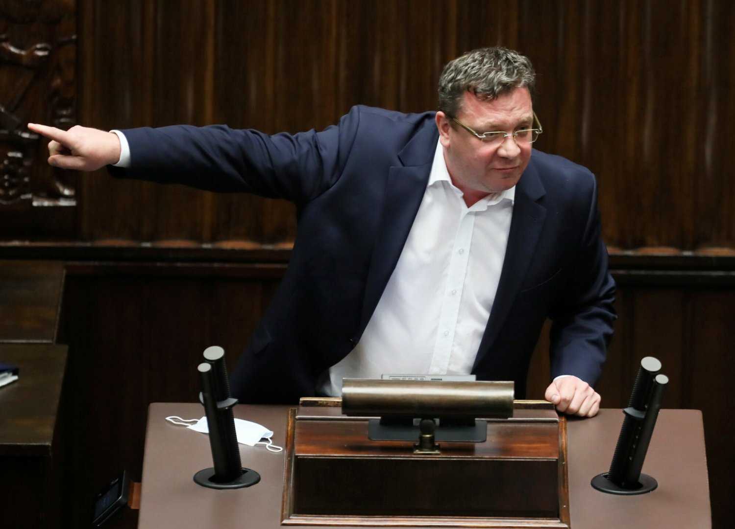 Minister-członek Rady Ministrów Michał Wójcik pogardliwie kpi z osób o innych poglądach. Minister członek Rady Ministrów Michał Wójcik