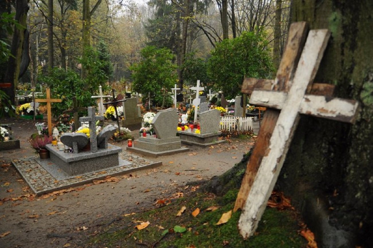 Na cmentarzu w Płońsku znaleziono zwłoki noworodka. Ciało prawdopodobnie zakopano w nocy.