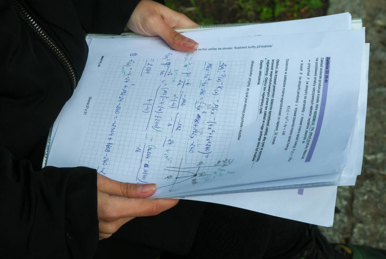 Matura z matematyki 2025. Odpowiedzi dostępne w sieci nie są oficjalne