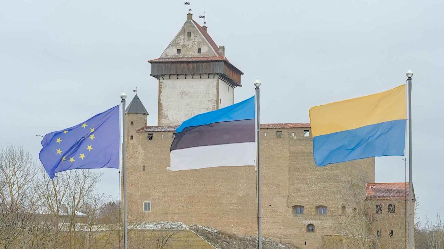 flagi: UE, Estonii, Narwy