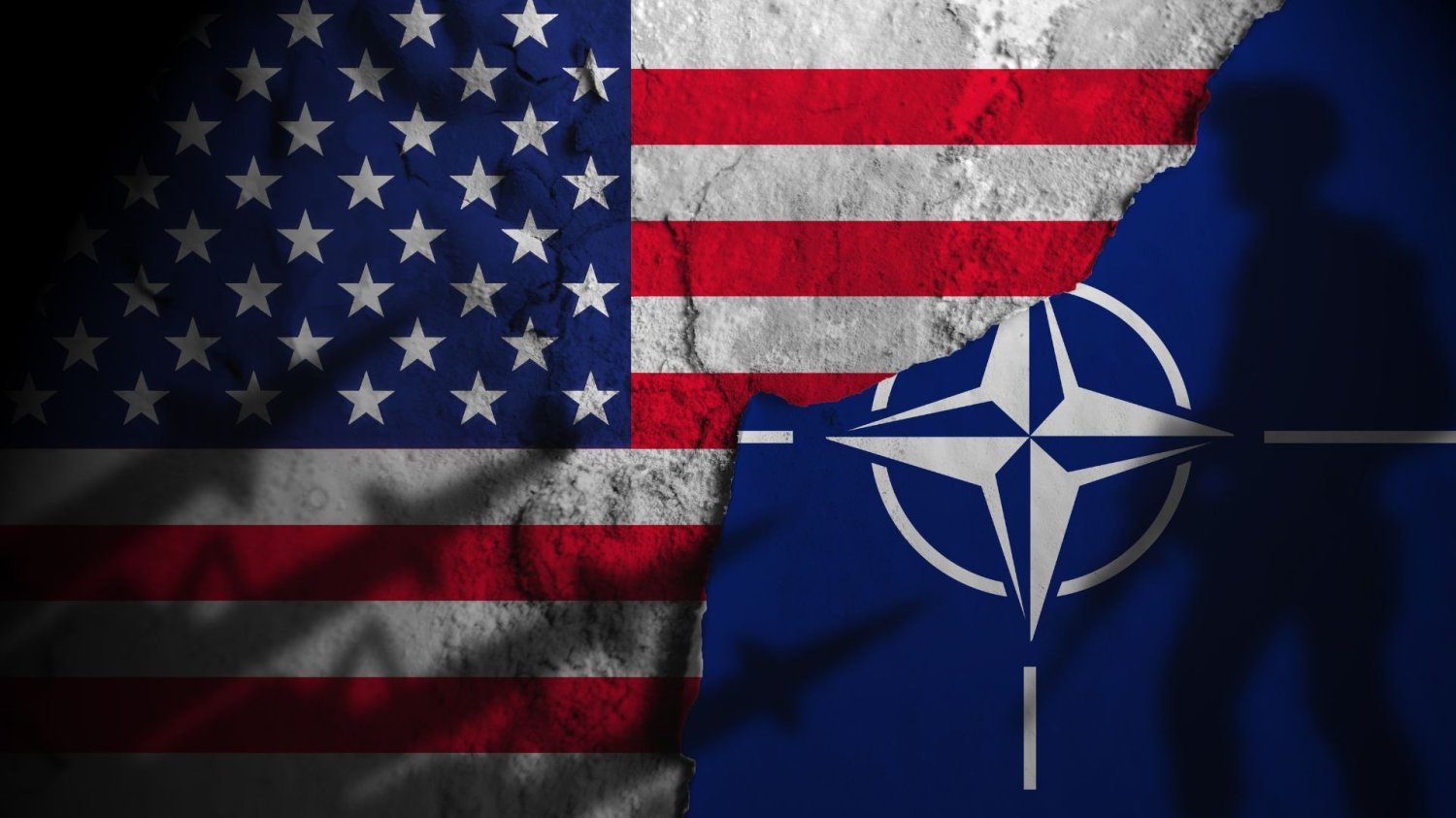 flagi USA i NATO