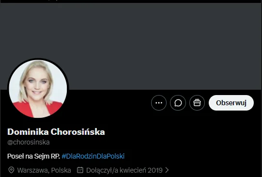 Była ministra kultury szczeka w Sejmie. Autoportret Chorosińskiej w dwóch aktach Profil Dominiki Chorosińskiej w serwisie X