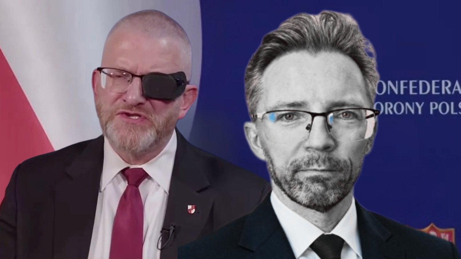 Grzegorz Braun i Konrad Mielcarek