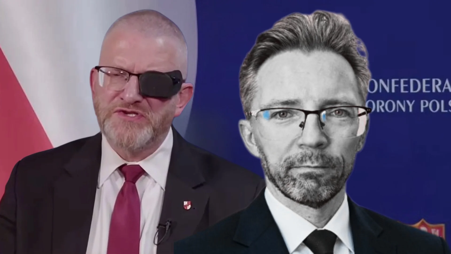 "Jestem przeciwnikiem szczepień". Sędzia od sprawy Romanowskiego odsłania karty Grzegorz Braun i Konrad Mielcarek