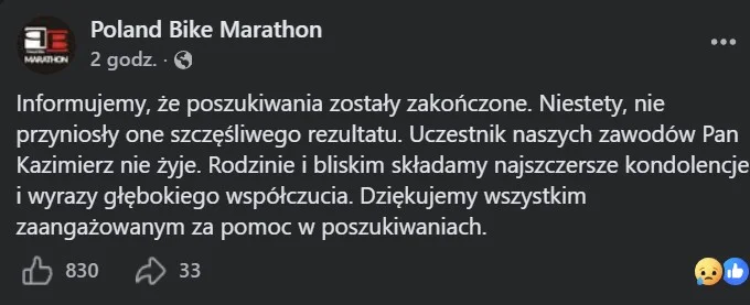 Tragedia na zawodach w Markach przy 40-stopniowym upale. Dwóch kolarzy nie żyje