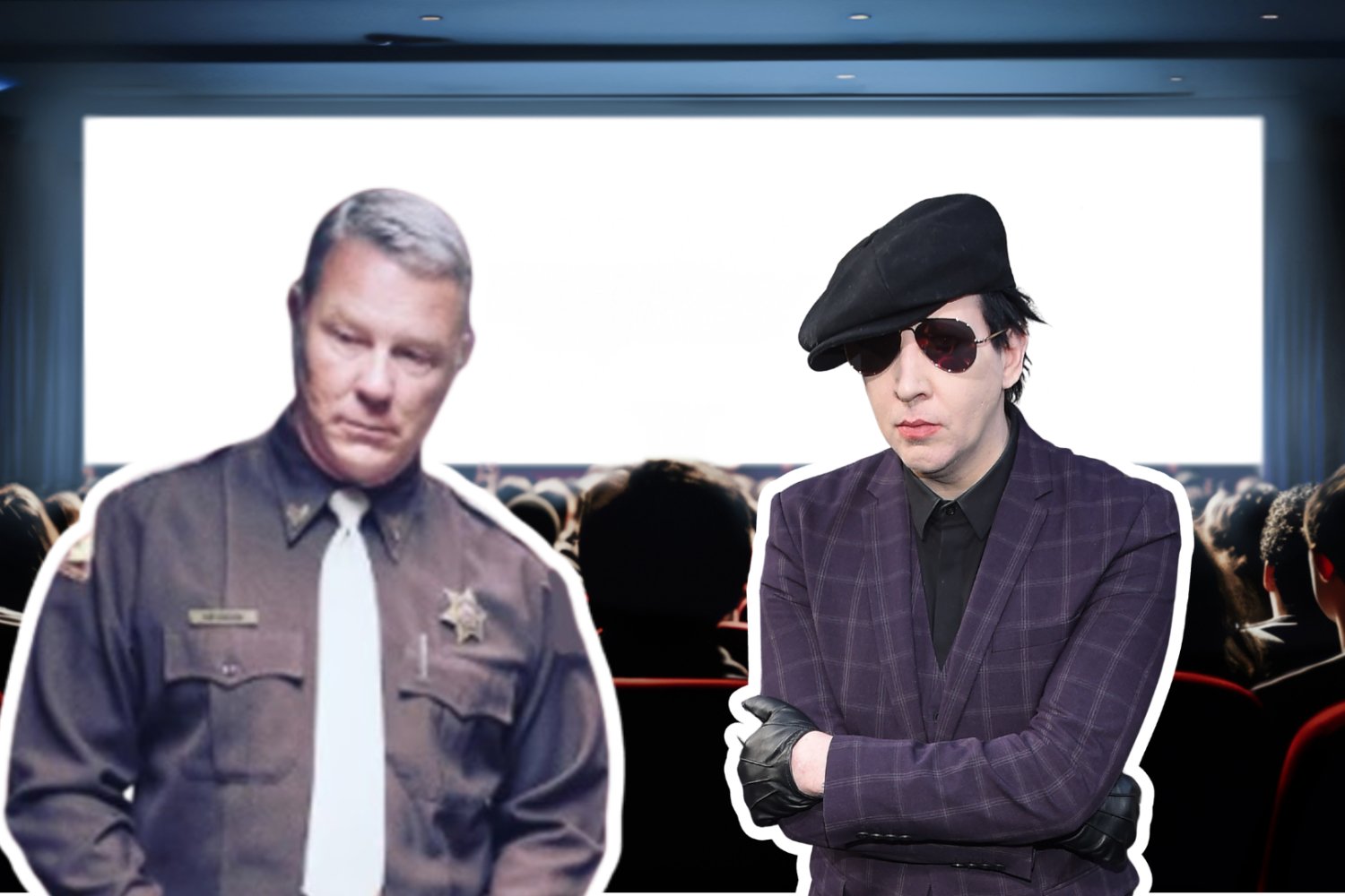 James Hetfield, Marylin Manson, sala kinowa