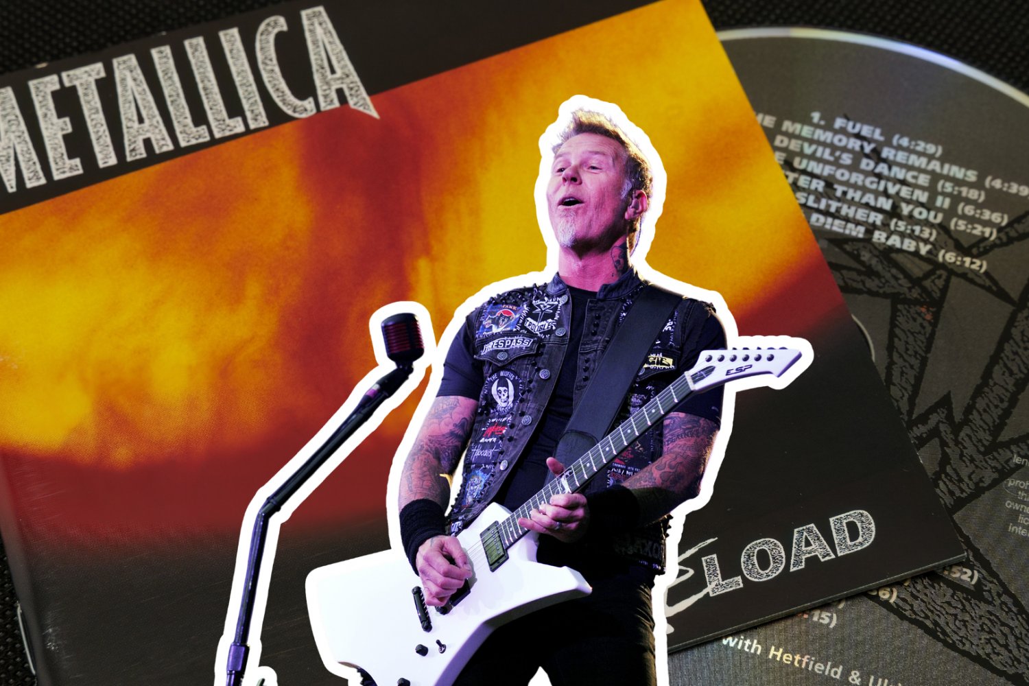 James Hetfield, w tle płyta Reload