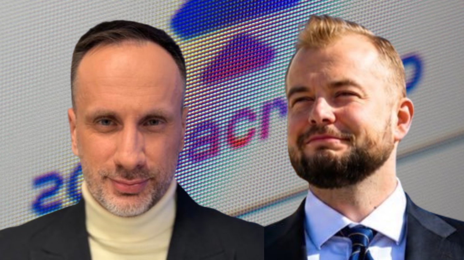 Kowalski i Moskal żrą się o powiązania z szefem Zondacrypto. "Michale! Jesteś bezczelny" Janusz Kowalski i Michał Moskal na tle logo Zondacrypto