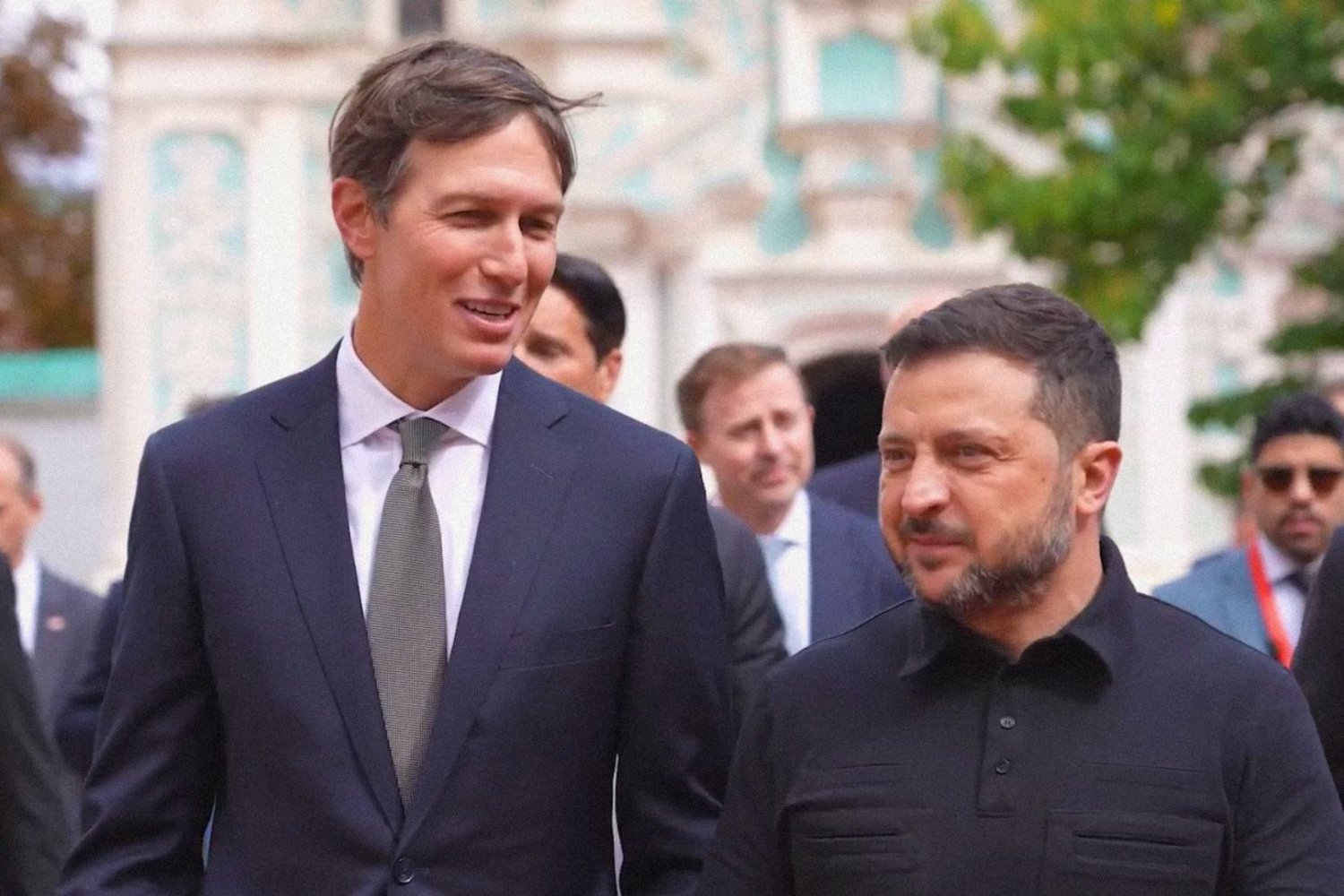 Jared Kushner i Wołydymyr Zelenski